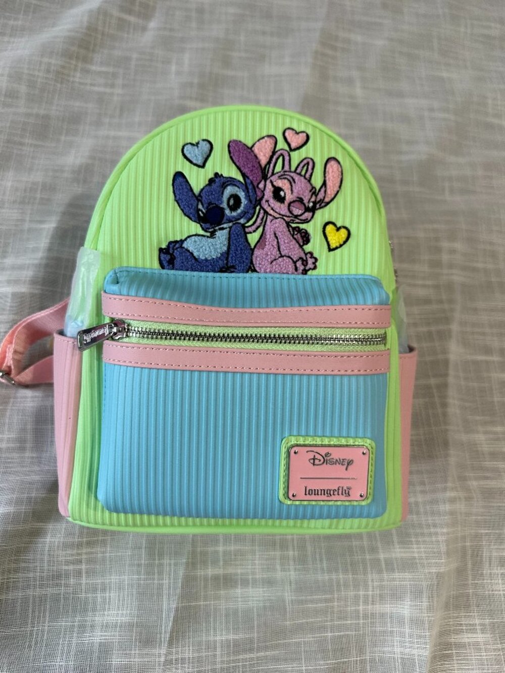 Loungefly Disney Stitch & Angel Pastel Mini Backpack NWT